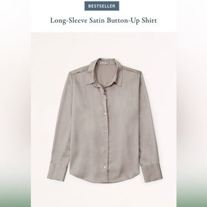 Abercrombie Satin Button Up